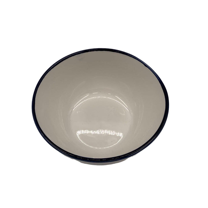 Bowl Redondo Diseño Negro 15.5*7.5Cm