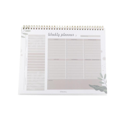 Planificador Semanal Soft Pink