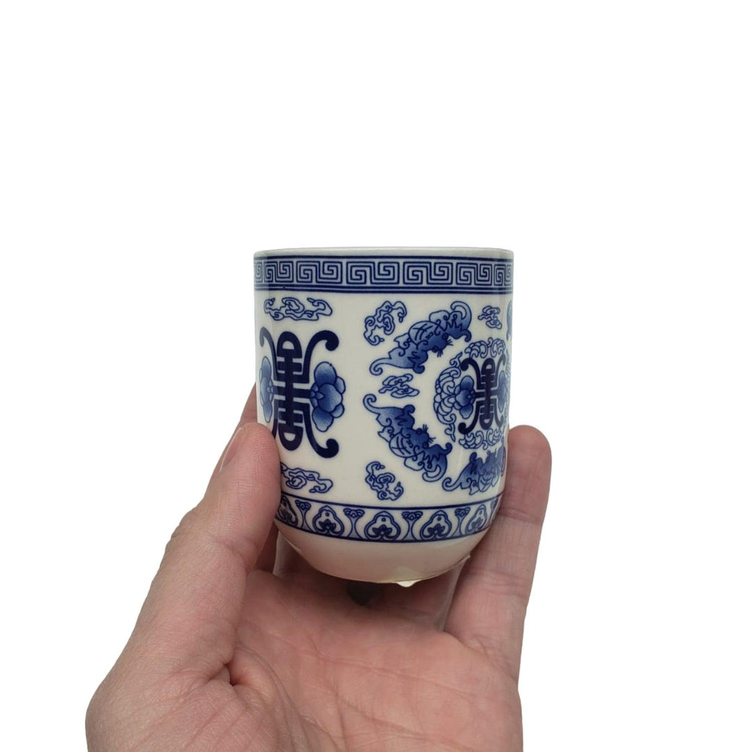 Taza Loza Diseño Azul 125ml