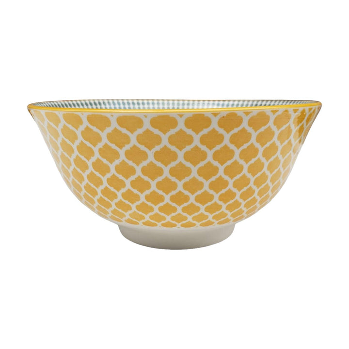 Bowl Loza Diseño Amarillo 11x7.5cm