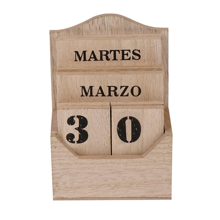 Calendario de Madera 5.5x10x15cm