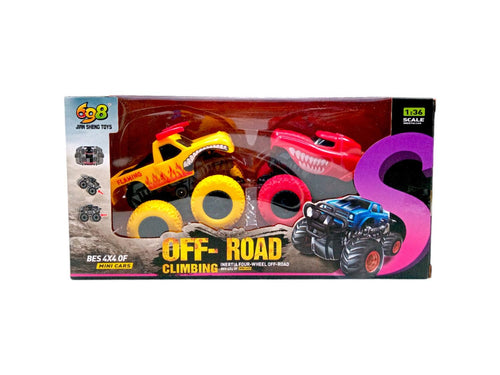 Autos Monster A Fricción Set 2 Piezas