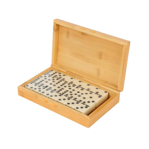 Domino en Caja de Madera 19.5 x 12.5 x 4.5 cm