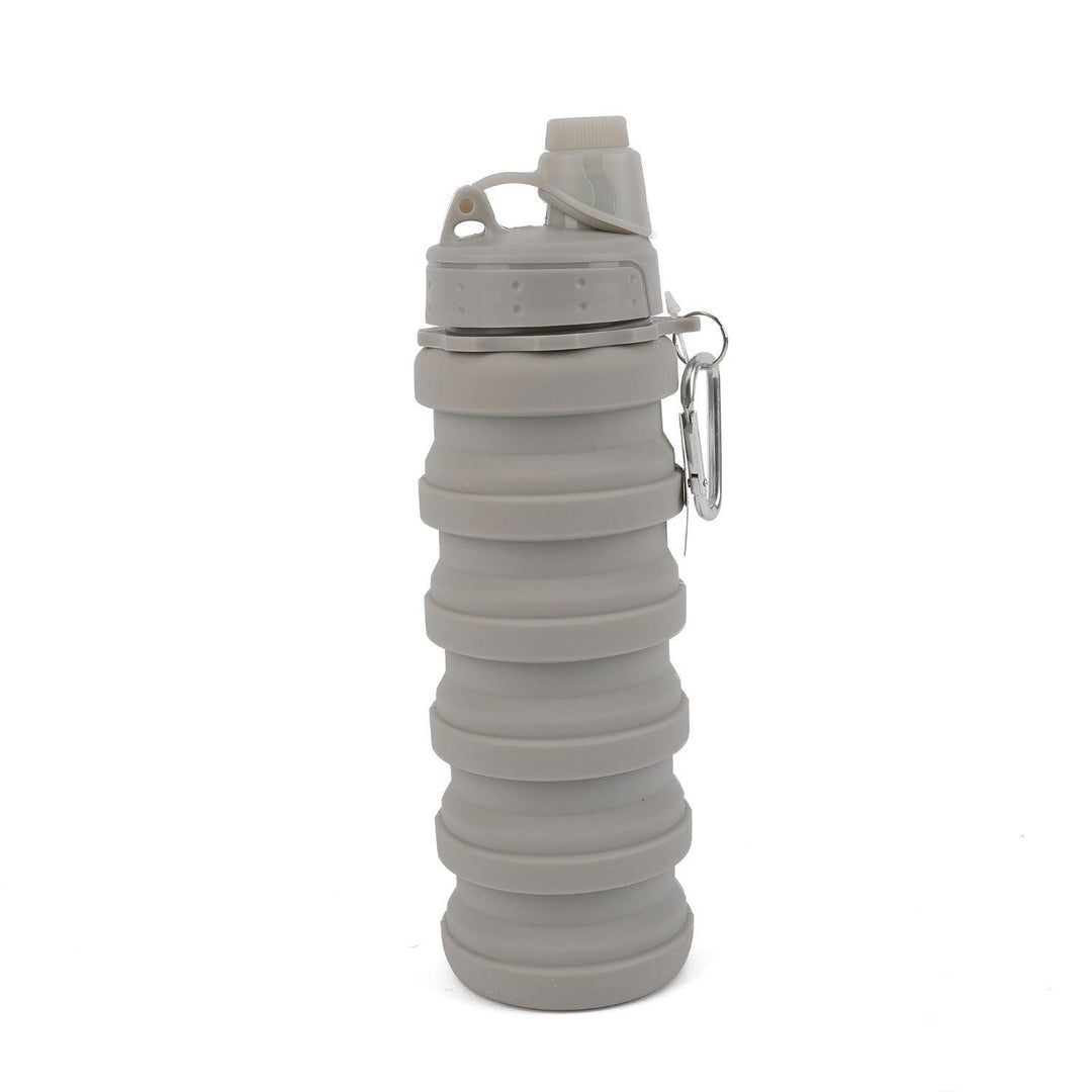 Termo Plegable Silicona Gris 500ml