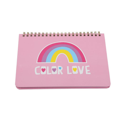 Planificador Semanal Rosado Love Rainbow