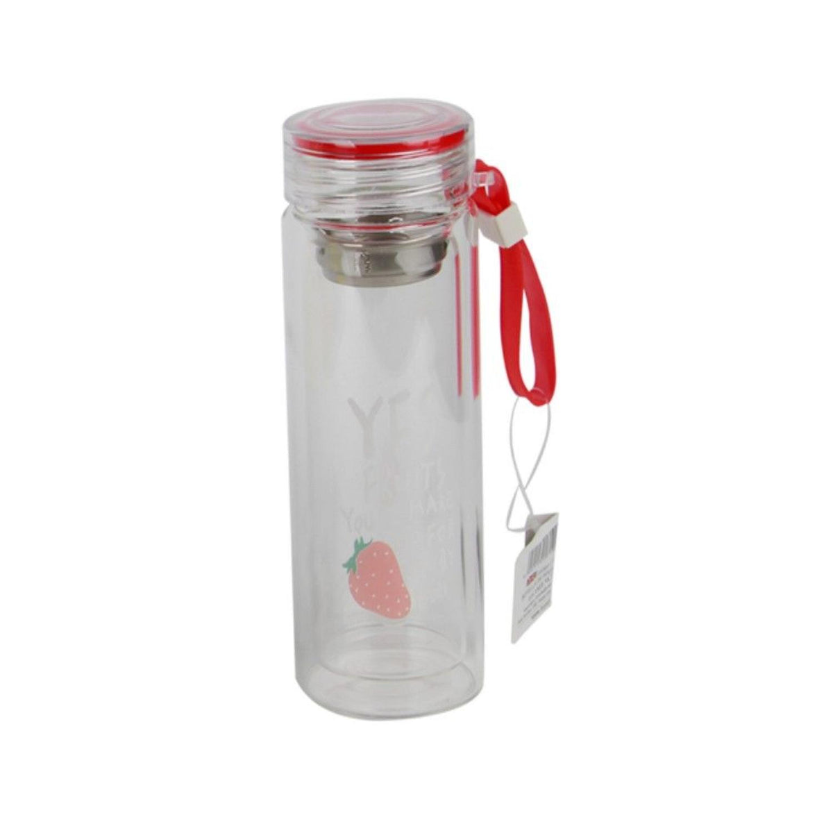 Botella De Agua Frutilla 6×17.9cm - Default Title