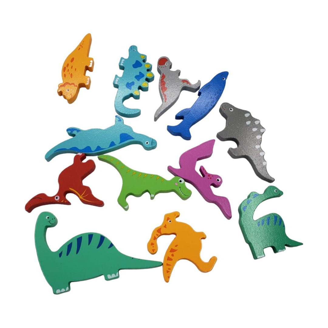 Puzzle Relieve Dinosaurios 17*17cm