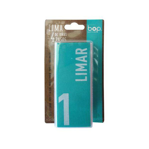 Lima de Uñas 4 Pasos Multicolor Bop