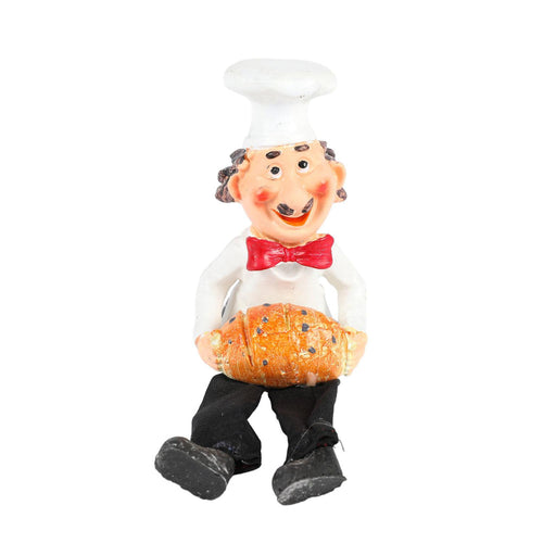Adorno Chef Cerámica Diseño Pan 12x8cm