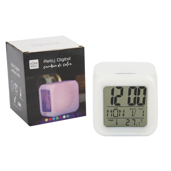 Reloj Despertador Con Luz 7.8*7.8*7.8Cm