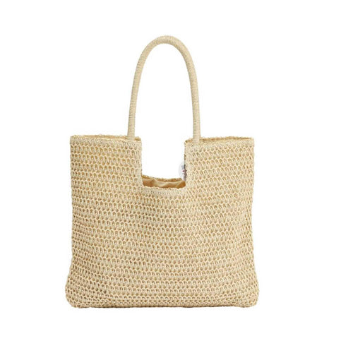 Bolsa Yute Beige 38x37x11cms