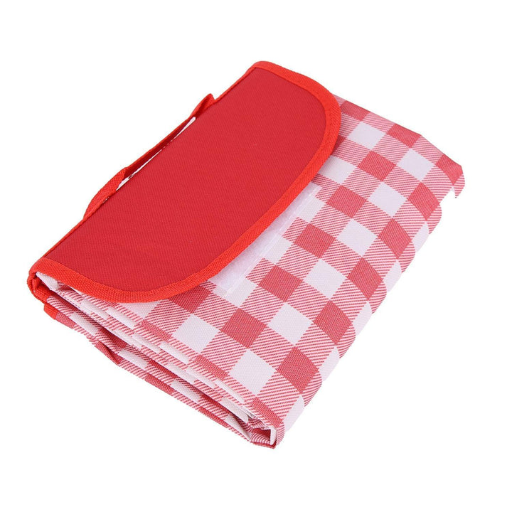 Manta para Picnic Plegable Roja 150x150cm