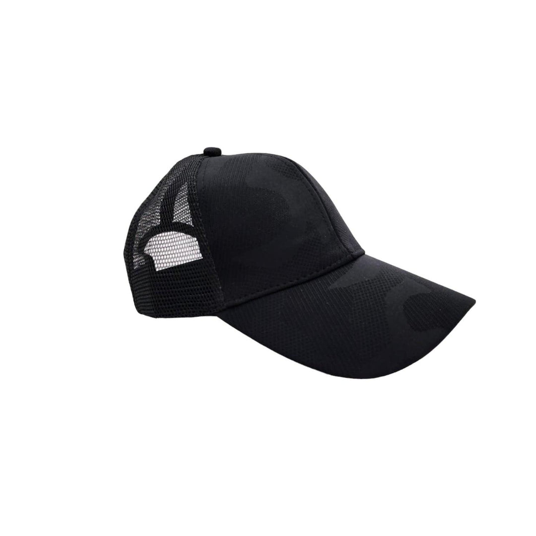 Gorra Jockey Negro Malla 18cm