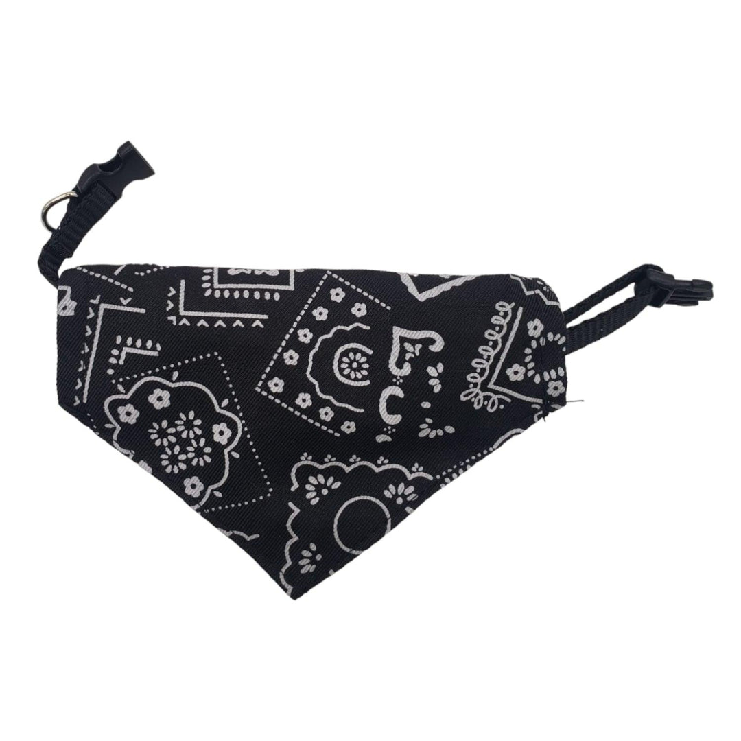 Bandana Negra para Mascota 9,5*14cm