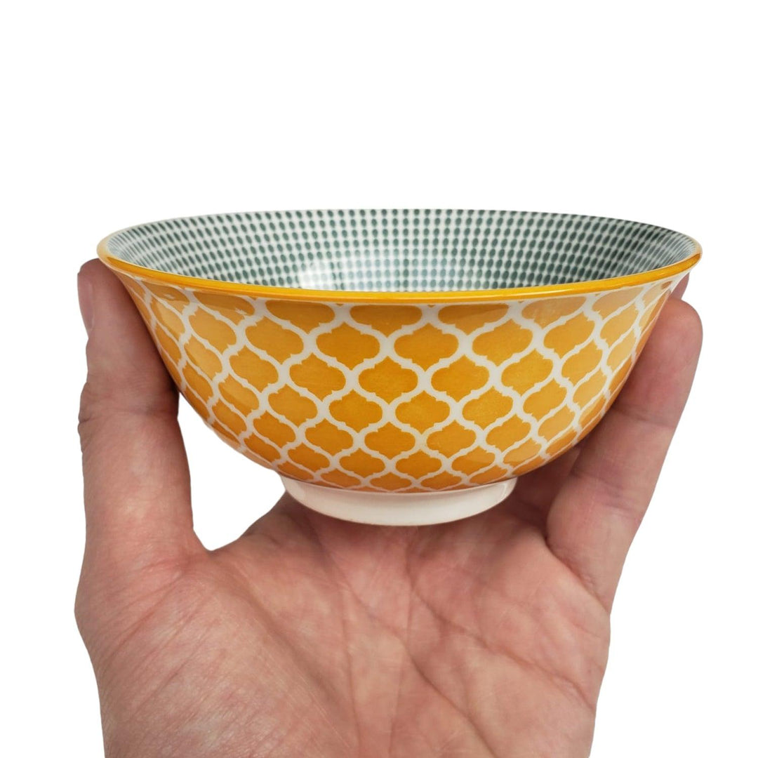 Bowl Pocillo Loza Amarillo 12x6.5cm