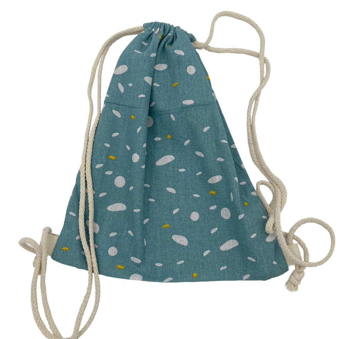 Mochila Tela Celeste 32x37.5cm