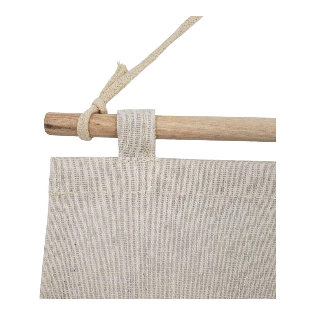 Bolsa de Almacenamiento Colgante Flechas Blancas 35*60cm