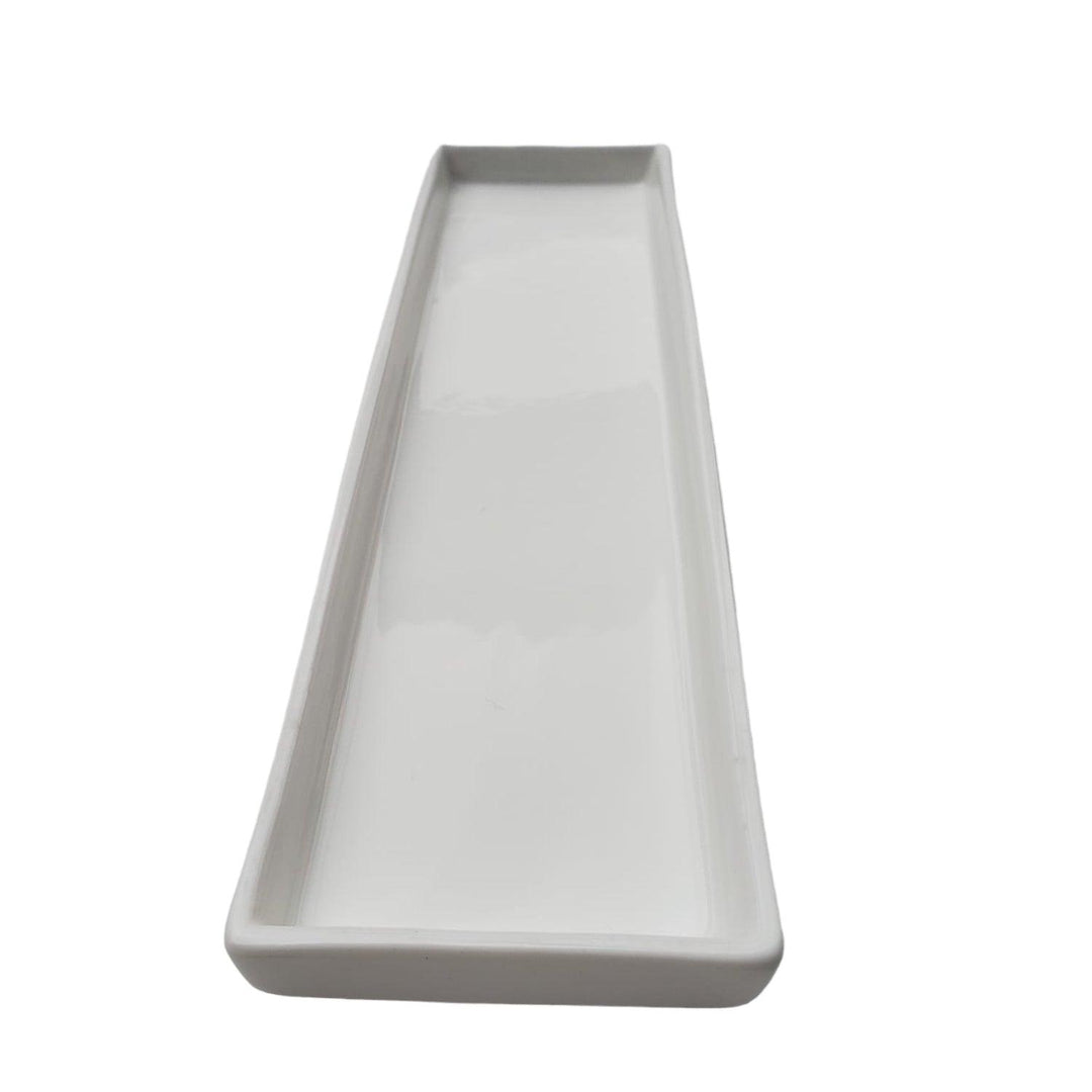 Plato Loza Rectangular 24x7cm