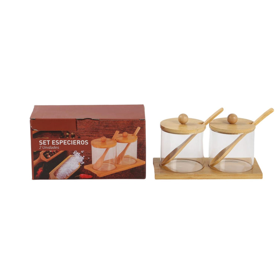 Set Especieros Bambú