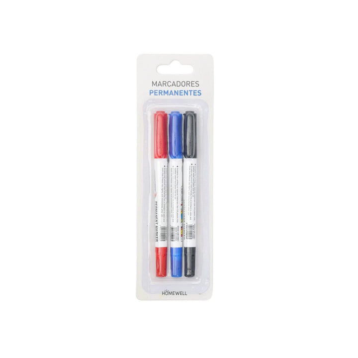 Marcador punta fina 3pcs 13.7cm