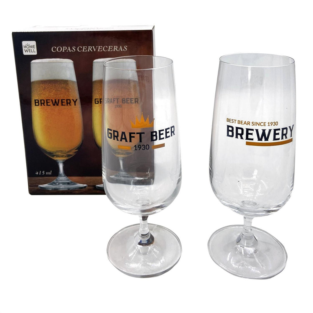 Set Vasos Cerveceros 415ml (2u)