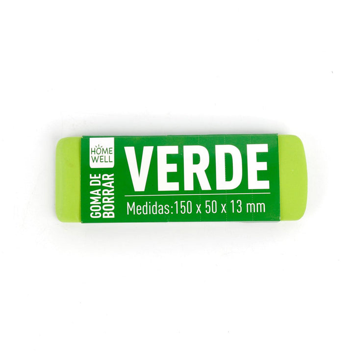 Goma de Borrar Verde