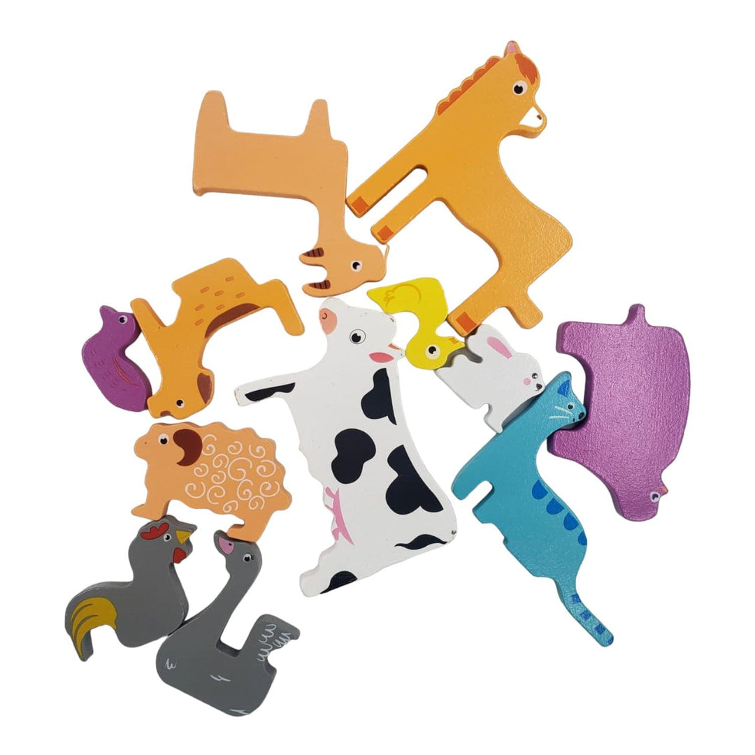 Puzzle Relieve Animales 17*17cm