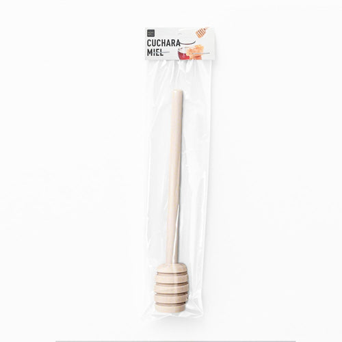 Cuchara de Miel de Madera Natural