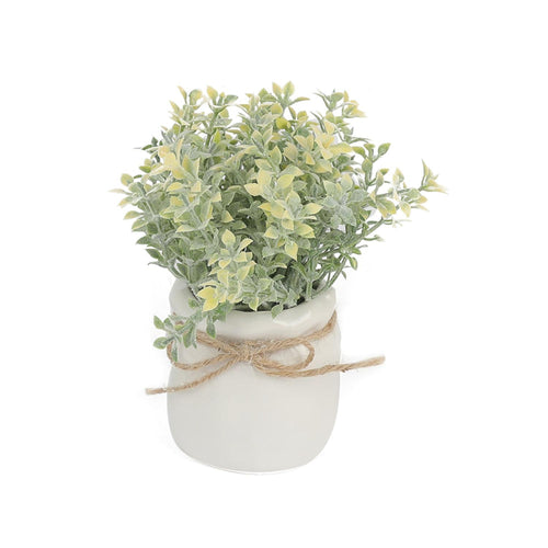 Arreglo Planta Decorativa Artificial Flores Amarillas