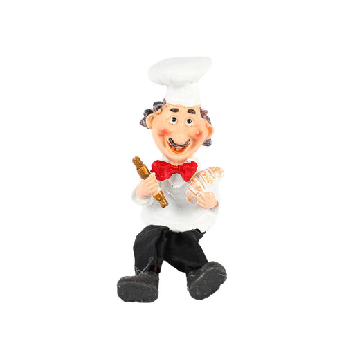 Adorno Chef Cerámica Diseño Croissant 12x8cm
