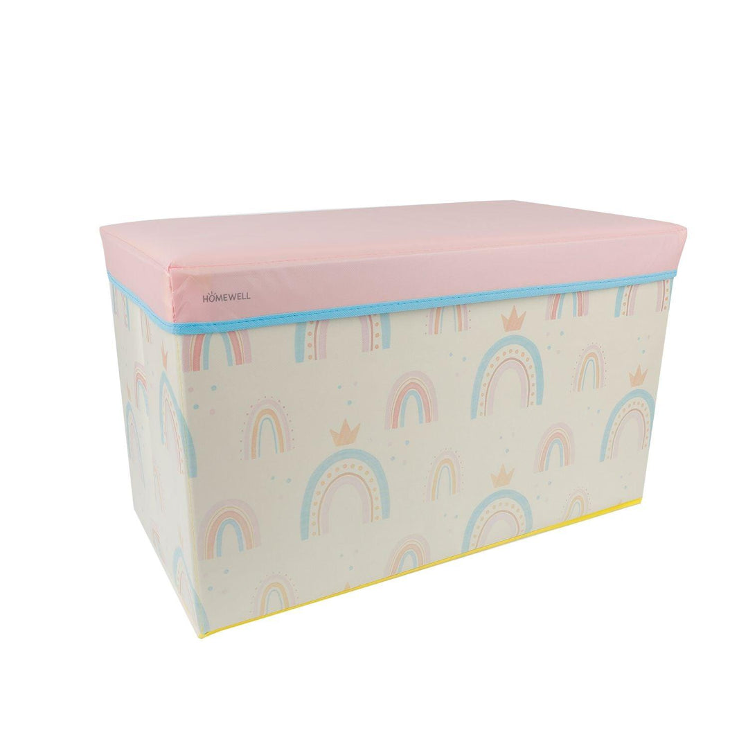 Caja Organizadora Armable Arcoíris Rosado 60x33x5cm