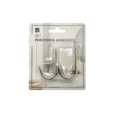Set Percheros Adhesivos *2