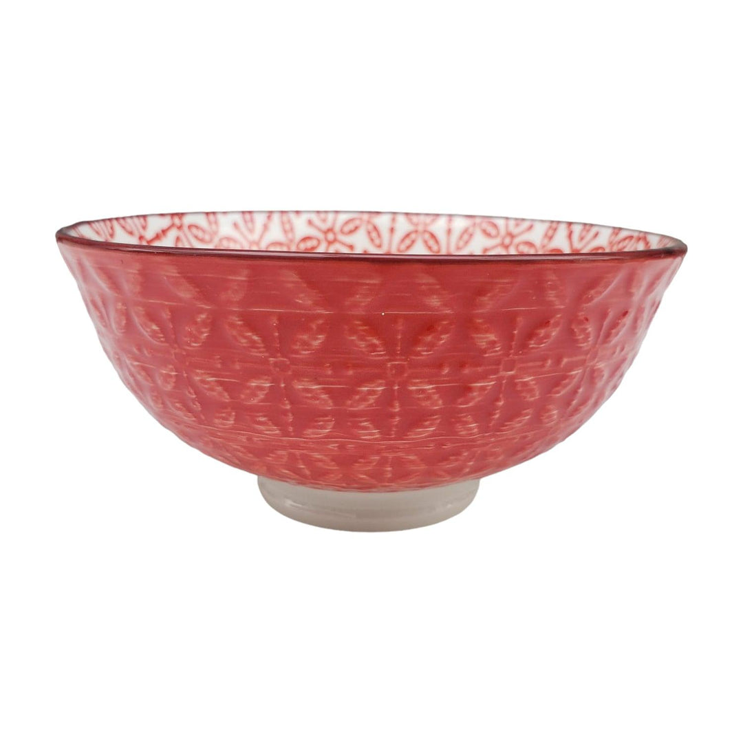 Bowl Loza Diseño Rojo 12,5x6cm