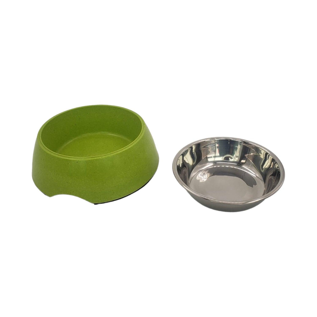 Plato Mascota Verde 14*6cm