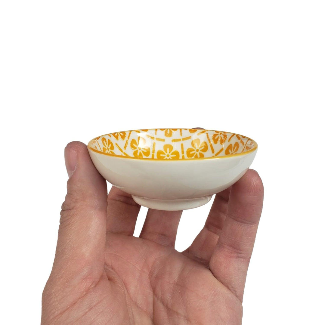 Pocillo Bowl Loza Amarillo 8x3cm