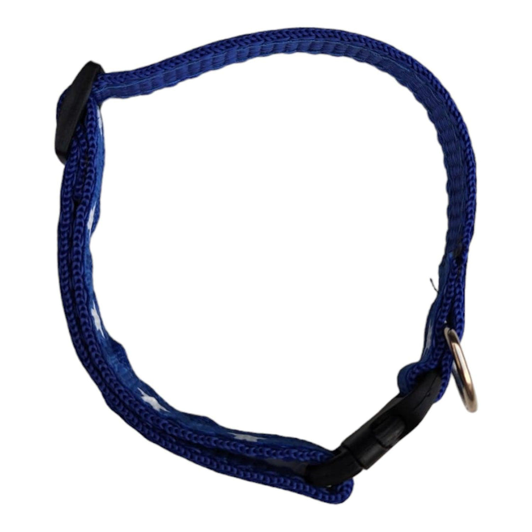 Collar Estrellas Azul Mascotas 35cm