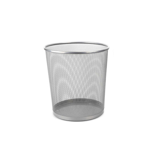 Papelera Metal 26*22*29cm Blanco
