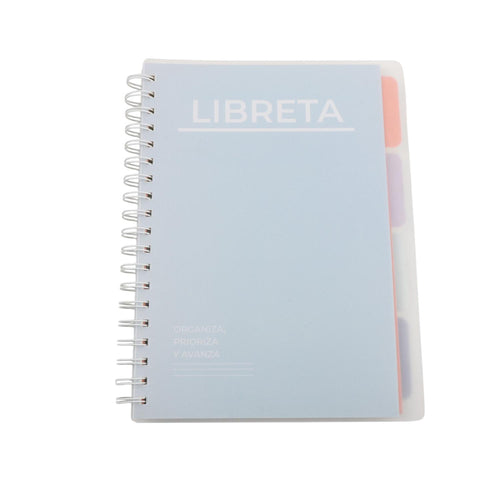 Libreta Pastel con Separadores