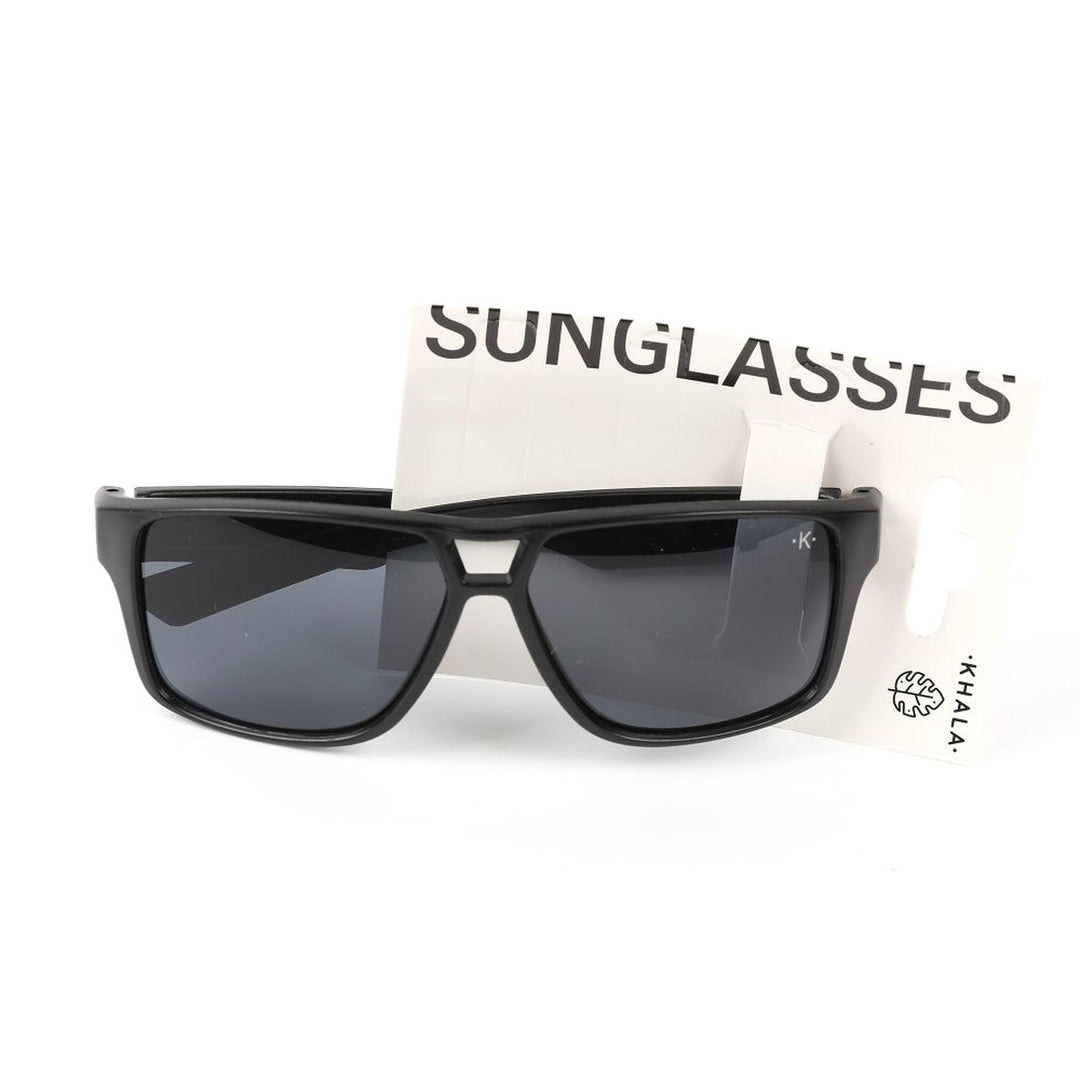 Lentes De Sol Rectangular Negro Uv400