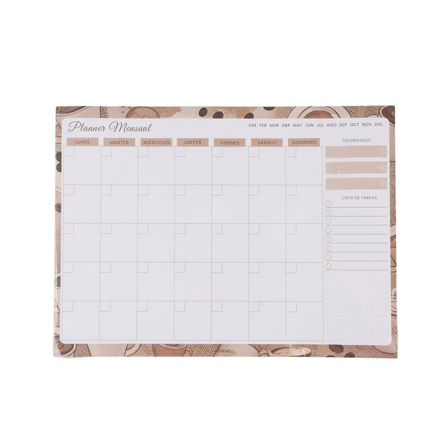 Planner Mensual HomeWell