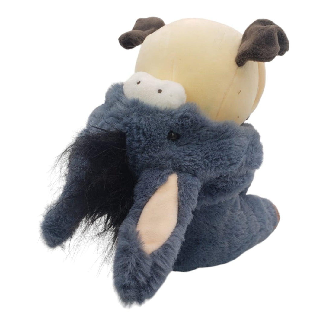 Peluche Perro Disfrazado de Burro 22cm