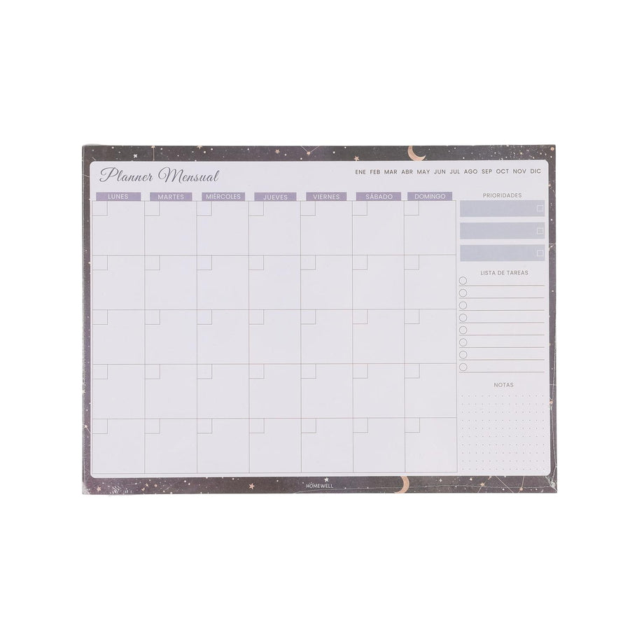 Planner Mensual HomeWell