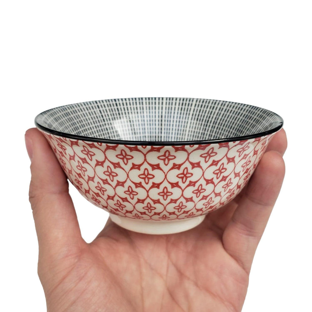 Bowl Pocillo Loza Rojo 12x6.5cm