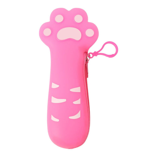 Estuche Patita De Gato Rosado 20*9cm