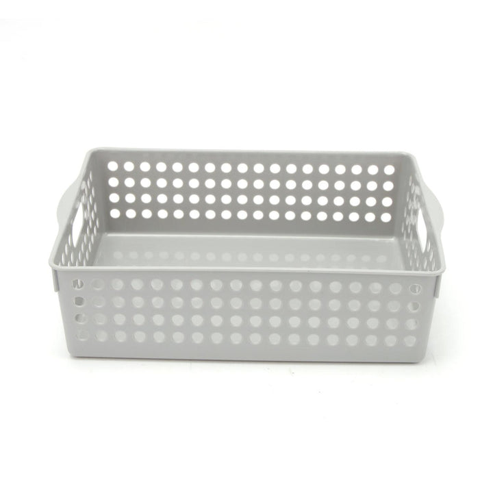 Caja Organizadora Plástica Gris 20x30x8cm