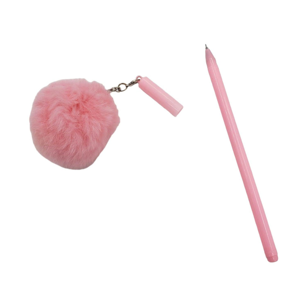 Lapiz Gel Pompom Rosado