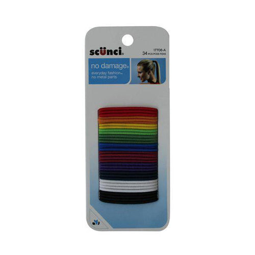 Elástico Scunci Colores Delgado Collets (34u)