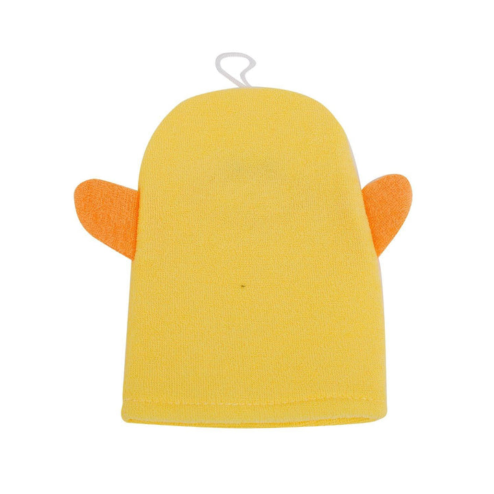 Guante de Ducha Esponja Pato Amarillo 17cm