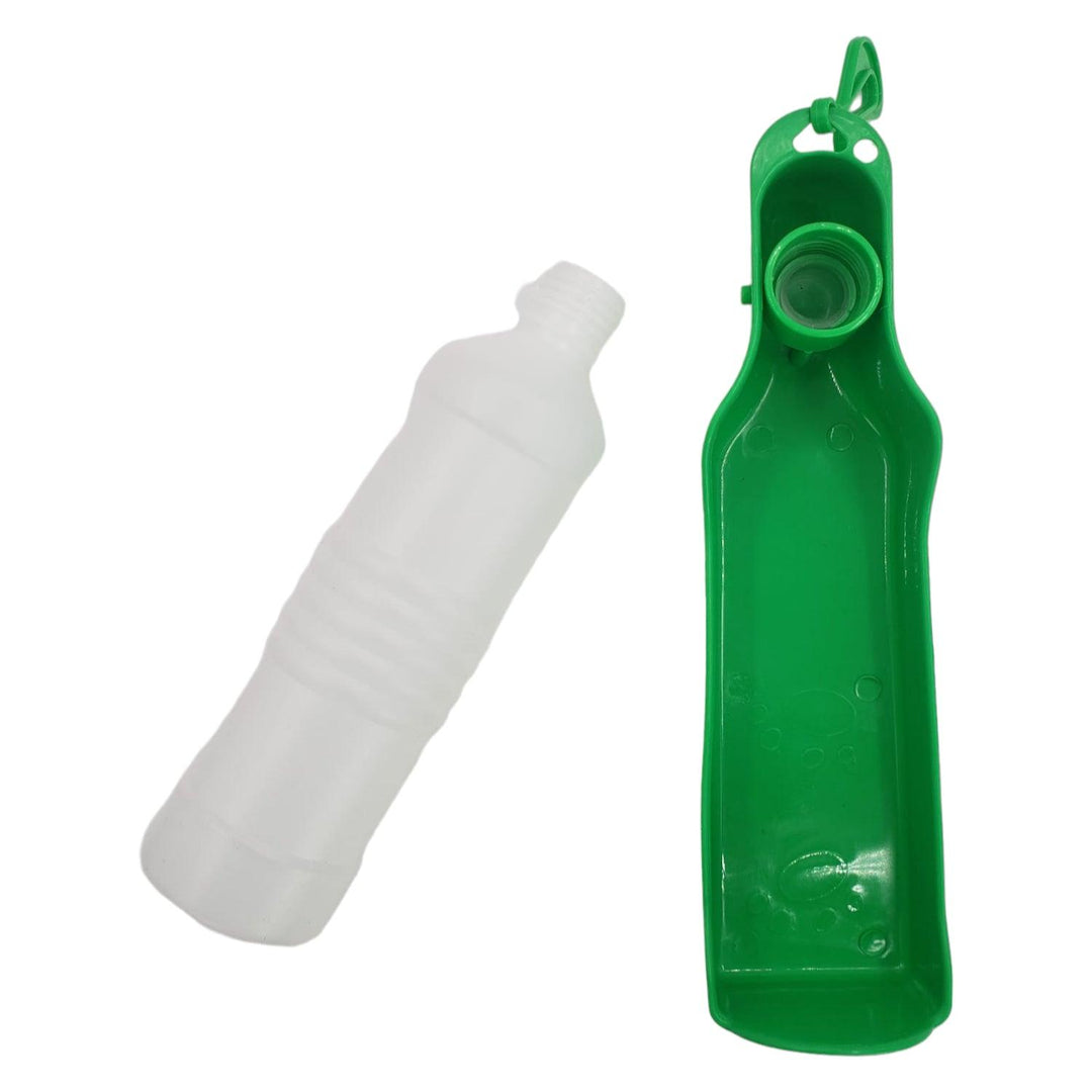 Bebedero Portatil Verde para Mascota 420ml