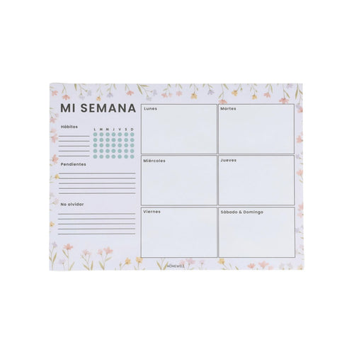 Planificador Semanal de Escritorio